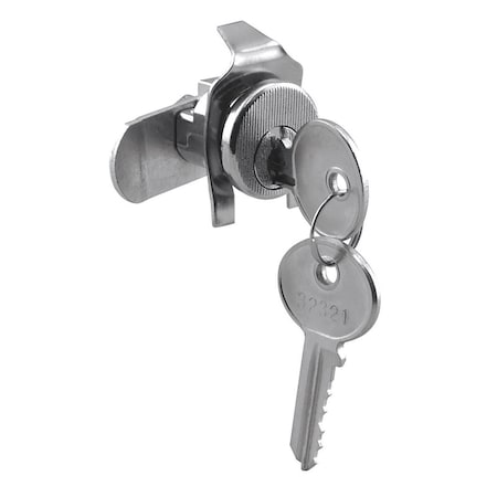 Prime-Line Prime-Line Brushed Nickel Steel Counter Clockwise Mailbox Lock S4133